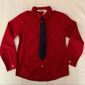 H&M Boys Button Front Cotton Shirt